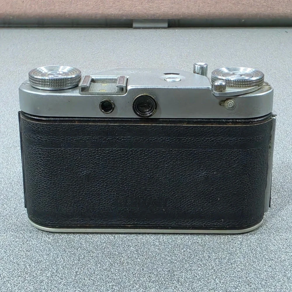 Wirgin Edixa 35mm Camera Silver Black Fair Vintage Isco Lens Untested